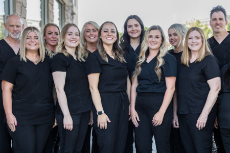 Team of dental professionals at Jordan Landing Dental in West Jordan.